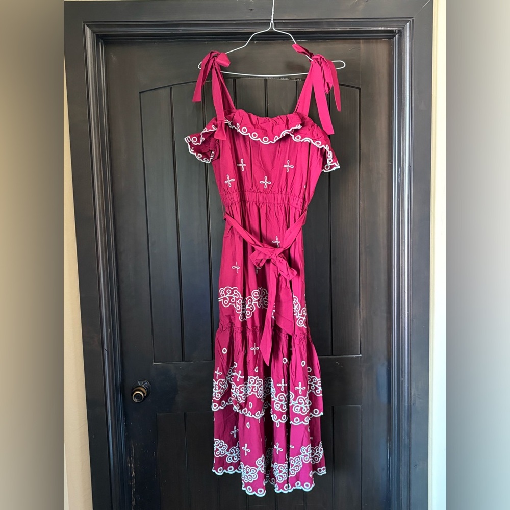 Roller Rabbit ruffle midi dress